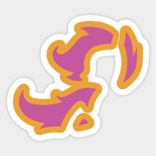 Scootaloo Silhouette Sticker